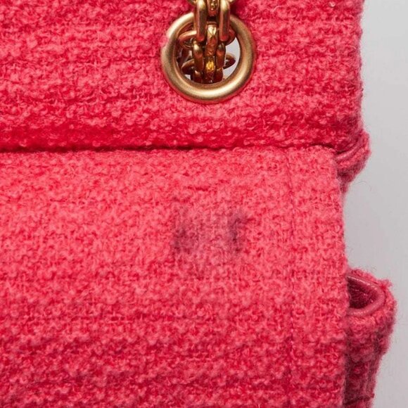 Chanel Light Pink 2.55 Reissue Quilted Tweed 225 Flap Bag - Picture 9 of 12